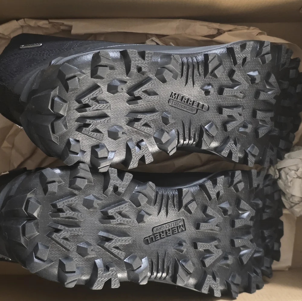 Mens Merrell Thermosnowdrift Zip Mid Shell, US 10, New W/box - Picture 2 of 9